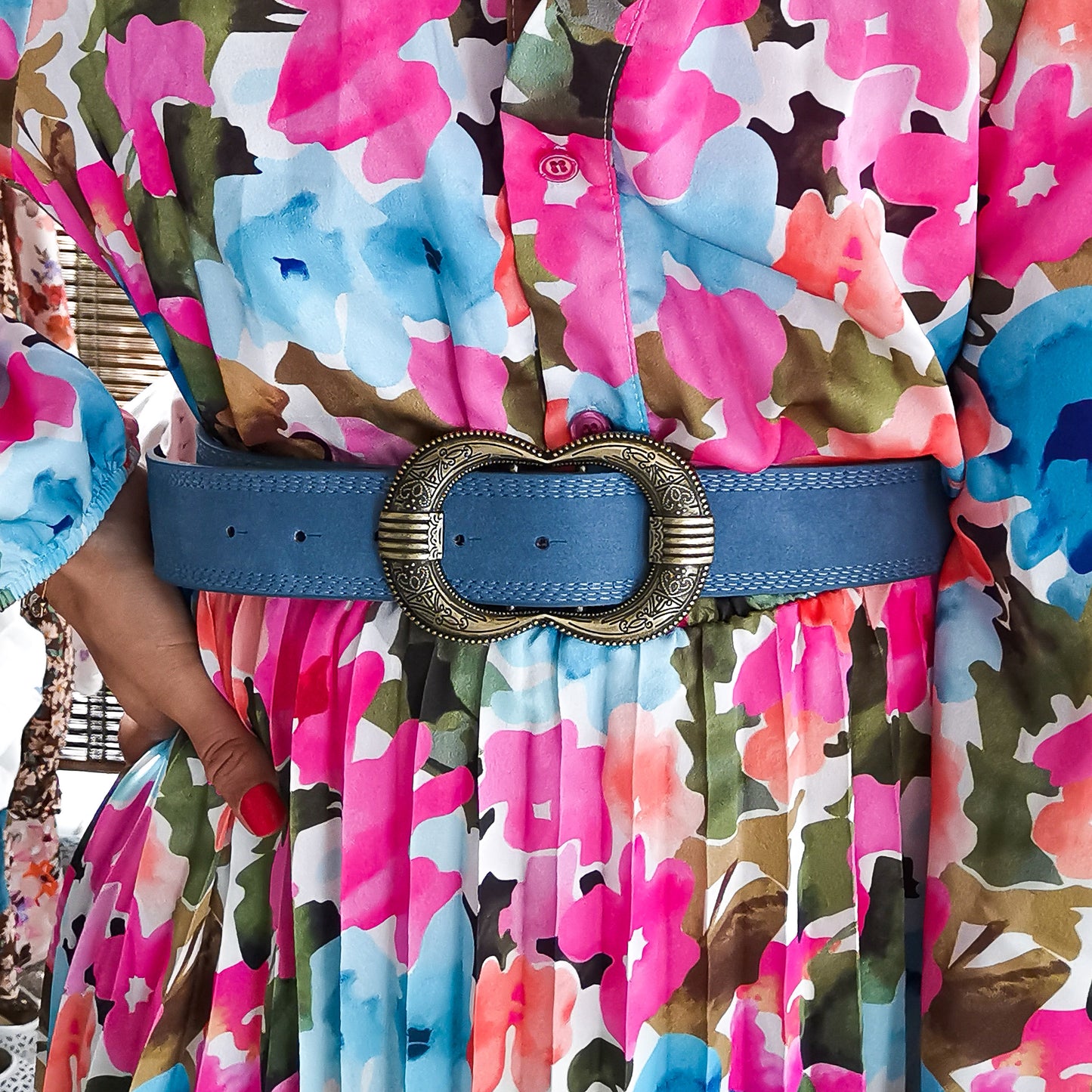 Ceinture Manaïa Bleue