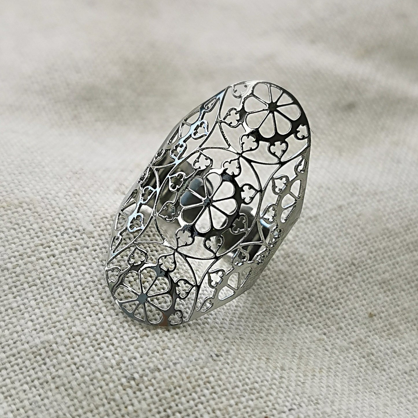 Bague Colette argentée